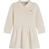 Tommy Hilfiger Pointelle Fit And Flare Dress