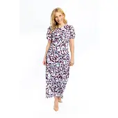 Chapter.London Eva Smudge Print Midi Dress