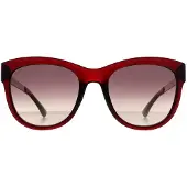 Seksy Cat Eye Dam Transparent Burgundy Smoke Grey Gradient N2807