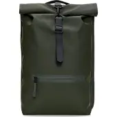 Rains unisex. 13320 Rolltop Ryggsäck grön (OSFA), Casual, Polyester