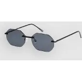 Dot Dash Focal Matte Black Solglasögon grey