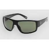 Dot Dash Orbit Shiny Black Solglasögon polarized green