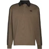 Adidas Originals 3 Stripes Rugby Pikétröja Med Lång ärm