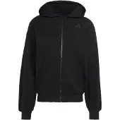 Adidas KIT SMALL LOGO FULL-ZIP HUVTRÖJA, storlek Small