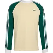 Adidas Originals T-shirt '3-STRIPES LONGSLEEVE' beige / grön / vit
