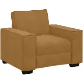vidaXL Soffstol brun 100x78x84 cm sammet