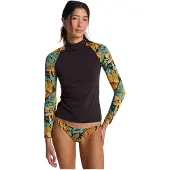 Billabong Ls Rash Guard black pebble, L