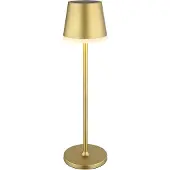 Globo Solcellslampa Metall, Mässing / guld, Metall, Solcellslampor