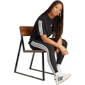 Adidas Sportbyxa 'Essentials' svart / vit