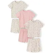 MINOTI Pyjamas kräm / ljusrosa