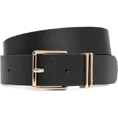 Tommy Hilfiger Bälte 'Double Keeper Buckle' svart