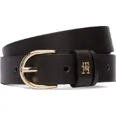 Tommy Hilfiger Bälte 'TH Monogram' mörkbrun