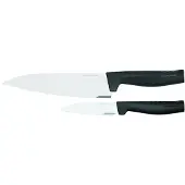 Fiskars - Hard Edge Knife Set - Chef's Knife 20 cm + Vegetable Knife 11 cm
