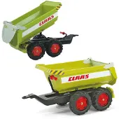 Rolly Toys rollyHalfpipe CLAAS, Leksakstraktortrailer, 3 År, Plast, Metall, Grön, Svart, Röd