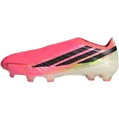 Adidas F50 Hyperfast Elite Laceless Fg Road To Glory - Solar Turbo/svart/guld - Gräs (Fg), storlek 40