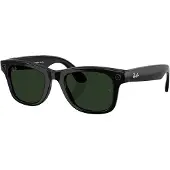 Ray-Ban - Solglasögon - META Wayfarer - Gen 2 Shiny Black/Transitions Graphite Green för UnisexUll - Svart