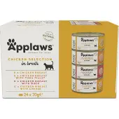 Applaws - Multipack Chicken Broth Selection - 24x70g
