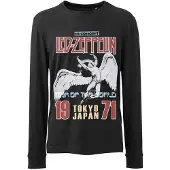Ginza.se Led Zeppelin: Unisex Long Sleeve T-Shirt/Japanese Icarus (Black) (Large)