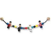 Kay bojesen Barnvagnsmobil - Trä - 53 cm - Flerfärgad m. Figur - - One Size - Barnvagnsmobil