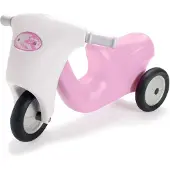 Dantoy Scooter m. Gummihjul - Rosa/Vit - - One Size - Springcykel