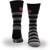 Ginza.se Kiss: Lightning Stripes Crew Socks (One Size)