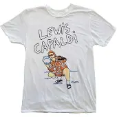 Ginza.se Lewis Capaldi: Unisex T-Shirt/Snow Leopard (White) (Small)