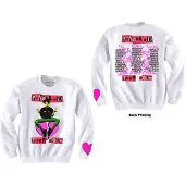 Ginza.se Yungblud: Unisex Sweatshirt/Tour (White) (Back & Sleeve Print) (Large)
