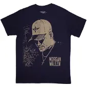 Ginza.se Morgan Wallen: Unisex T-Shirt/Cap (Navy Blue) (Medium)