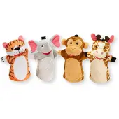 Melissa & Doug Hand Puppets Zoo Friends Handdocka