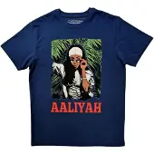 Ginza.se Aaliyah: Unisex T-Shirt/Foliage (Denim Blue) (Small)
