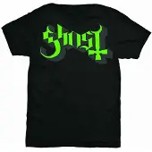 Ginza.se Ghost: Unisex T-Shirt/Green/Grey Keyline Logo (Black) (XX-Large)