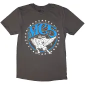 Ginza.se MC5: Unisex T-Shirt/Winged Panther (Charcoal Grey) (X-Large)