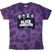 Ginza.se Black Sabbath: Unisex T-Shirt/Band & Logo (Purple) (Wash Collection) (Small)