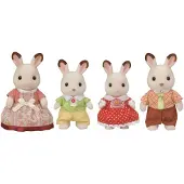 Sylvanian Families - Chocolate Rabbit Family - 5655 - - One Size - Leksaksfigur
