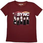 Ginza.se NSYNC: Ladies T-Shirt/Flame Logo (Red) (Small)