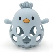 Ginza.se Magni - Teether ball duckling in LFGB silicone, blue