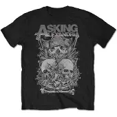 Ginza.se Asking Alexandria: Unisex T-Shirt/Skull Stack (Black) (X-Large)