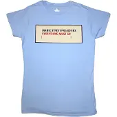Ginza.se Manic Street Preachers: Ladies T-Shirt/Everything Must Go (Blue) (XX-Large)