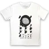 Ginza.se Alice In Chains: Unisex T-Shirt/Oscilloscope (White) (Large)