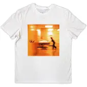 Ginza.se Blur: Unisex T-Shirt/Blur Album Cover (White) (X-Large)