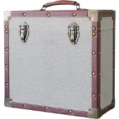 Ginza.se Grey Fabric: LP Record Storage Carry Case Grey Fabric