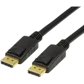 Ginza.se LogiLink: DisplayPort-kabel 1.4 4K/120 Hz, 8K/60 Hz 2m Svart