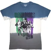 Ginza.se Ramones: Unisex T-Shirt/Hey Ho Retro (Blue) (Wash Collection) (X-Large)
