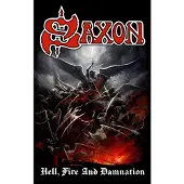 Ginza.se Saxon: Textile Poster/Hell, Fire And Damnation