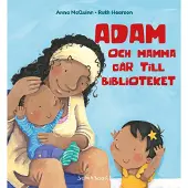 Adam och mamma går till biblioteket