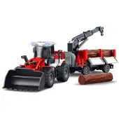 Toymax KLX - Bulldozer w/hanger, woods, friction, light & sound