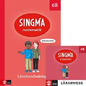 Singma matematik 6B Lärarhandledning med lärarwebb 12 mån