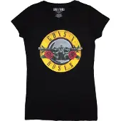 Ginza.se Guns N Roses: Guns N' Roses Ladies T-Shirt/Classic Bullet Logo (Black) (Skinny Fit) (X-Large)