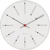 Arne Jacobsen - Bankers Wall Clock - Ø21 cm - White