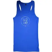 Ginza.se U2: Ladies Vest T-Shirt/2015 (Blue) (Ex-Tour) (Medium)